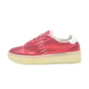 Bugatti Low-Top Sneakers Canvas Red Colour For Women