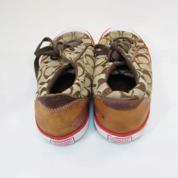 Coach Sneakers Canvas Signature Brown/Tan