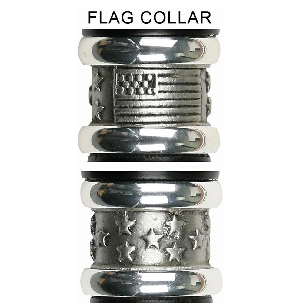 Fire Department Emblem Knob Stick: Large Knob, Pewter Collar