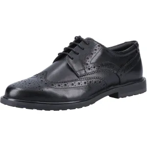 Hush Puppies VERITY BROGUE Black Leather Female Lace Ladies Shoes