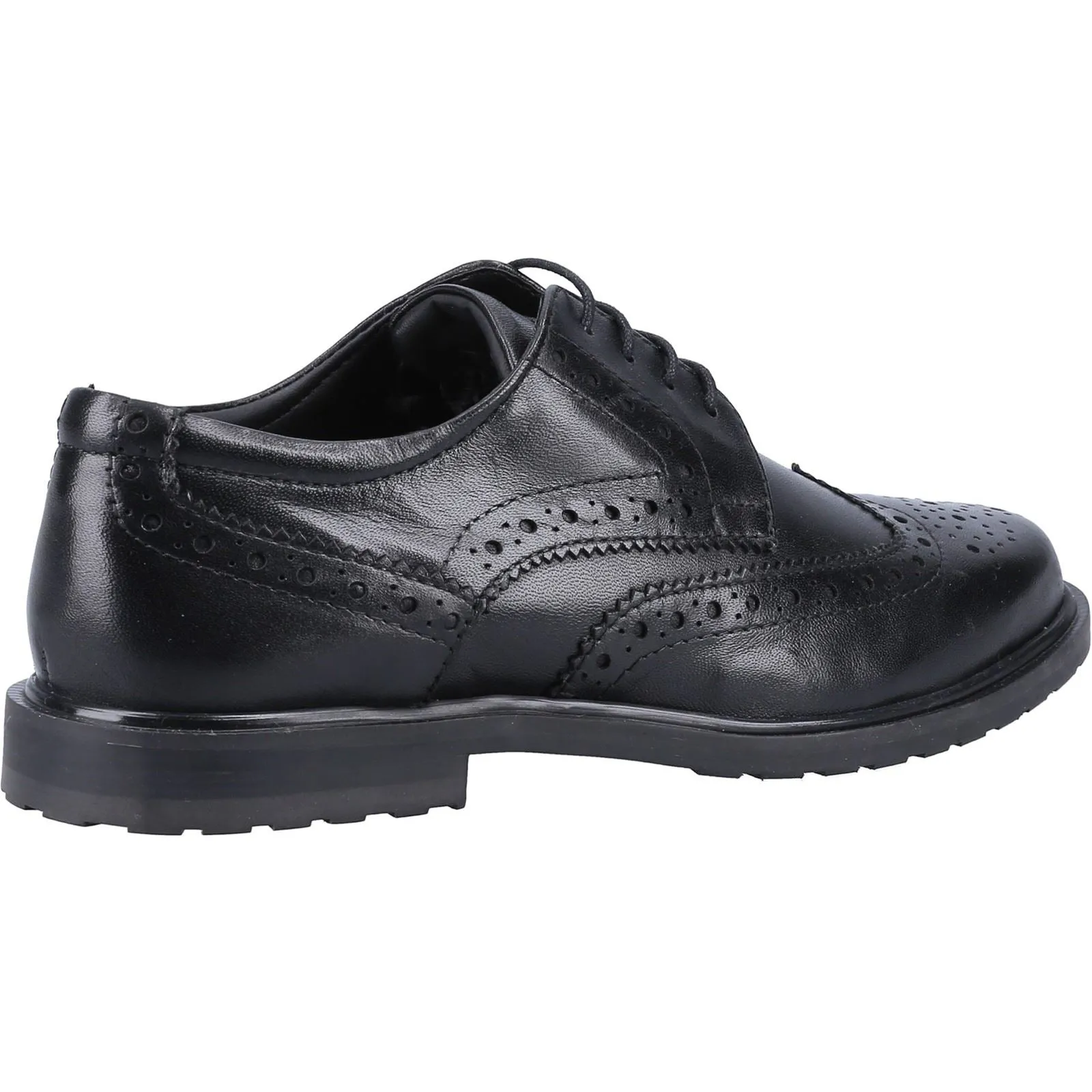 Hush Puppies VERITY BROGUE Black Leather Female Lace Ladies Shoes