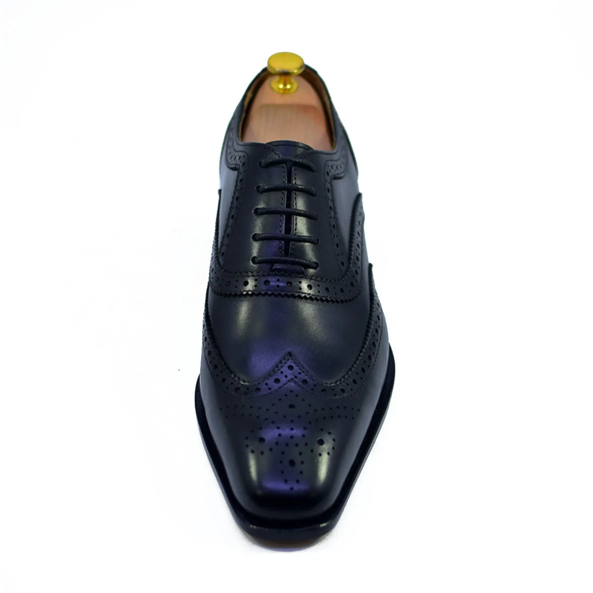 Lincoln - Black Calf Brogue Shoes