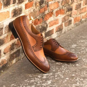 Longwing Blucher-Painted Calf, Brown-Wholesale