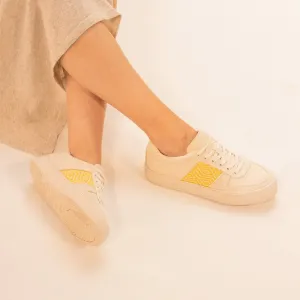 Mai Chau Canvas Beige und Gelb