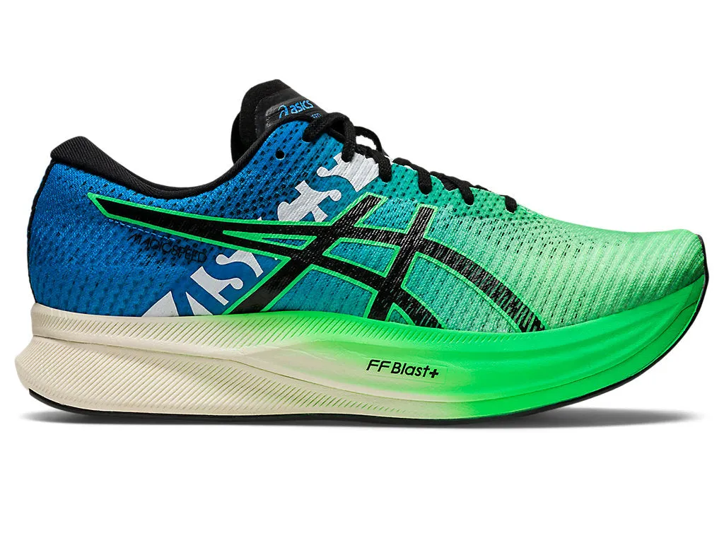 Men's Asics Magic Speed 2, Ekiden/New Leaf Black, 9 D Medium