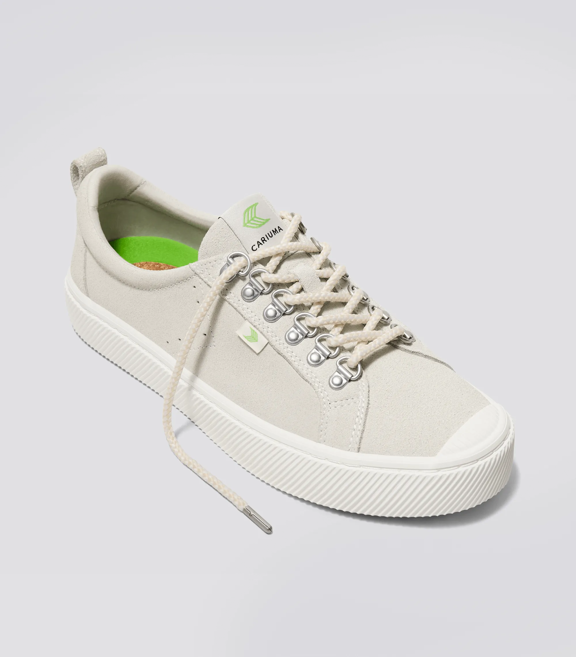 OCA Low Speedhooks Vintage White Suede Sneaker Women