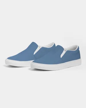 Shaded Pastel Blue Slip-On Canvas Sneakers | Men's | C60M30Y0K30